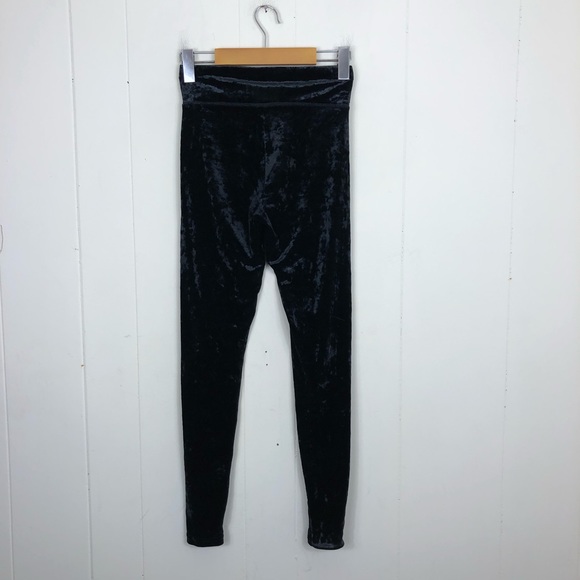 Aerie Black Velour Leggings Sz S - Picture 8 of 11